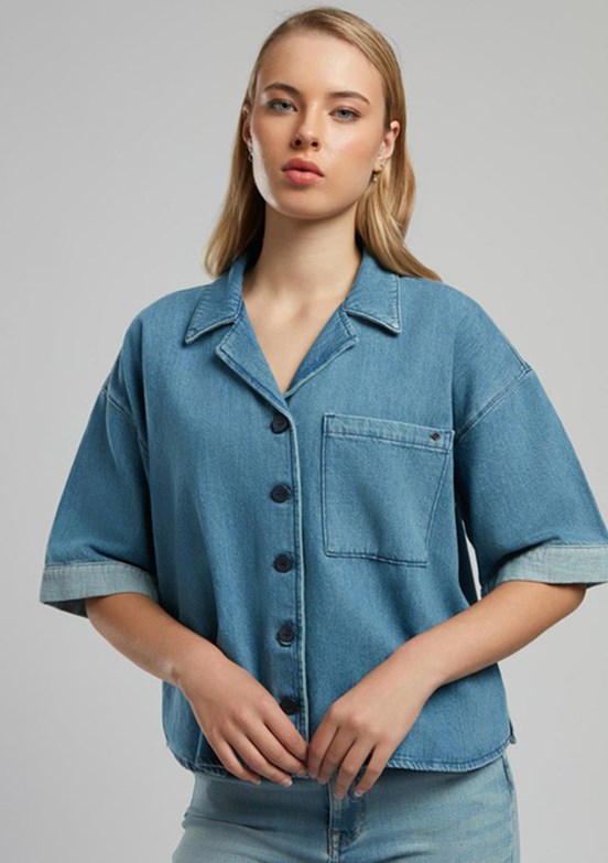 LEE COOPER Boho Kadın Denim Gömlek
