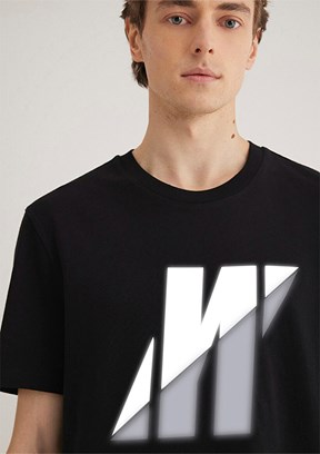 MAVİ Siyah Erkek Baskılı T-Shirt