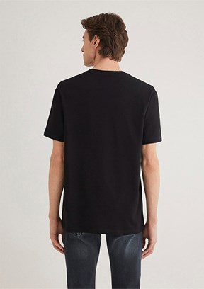 MAVİ Siyah Erkek Baskılı T-Shirt