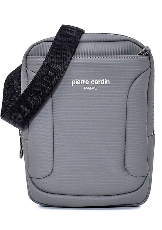 PİERRE CARDİN  Gri Erkek El Çantası