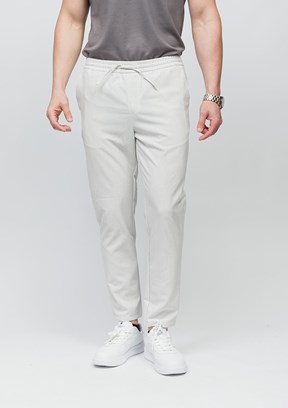JOHNNY JOE Ekru Erkek Jogger Pantolon