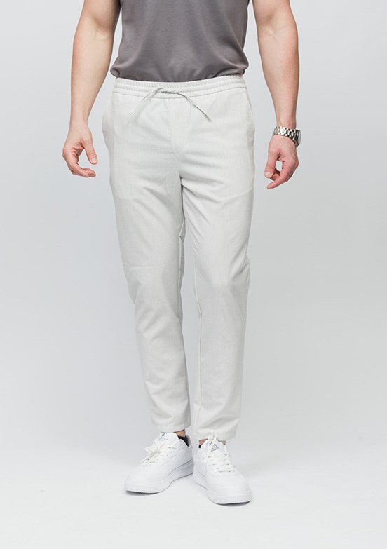 JOHNNY JOE Ekru Erkek Jogger Pantolon