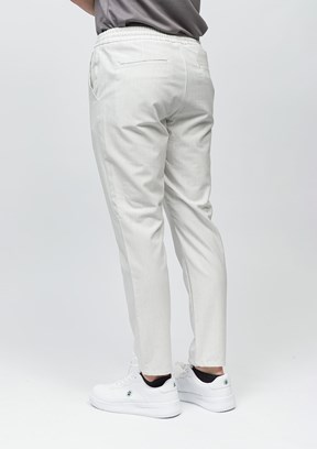 JOHNNY JOE Ekru Erkek Jogger Pantolon