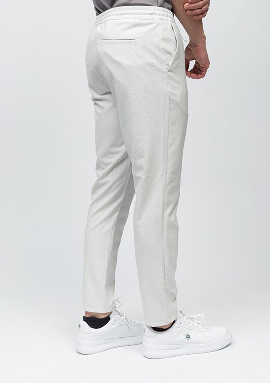 JOHNNY JOE Ekru Erkek Jogger Pantolon