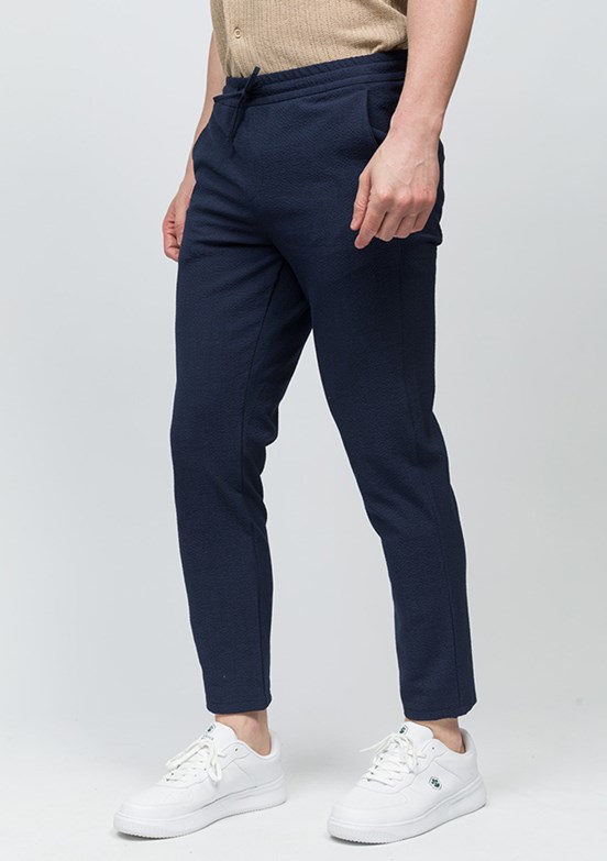 JOHNNY JOE Lacivert Erkek Jogger Pantolon