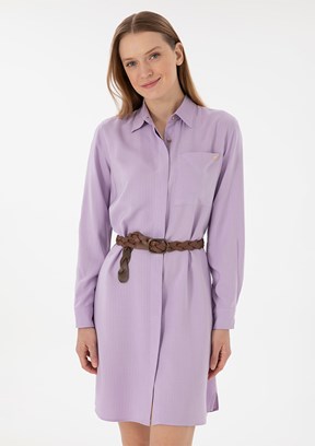 US POLO ASSN Mor Kadın Culotte Elbise