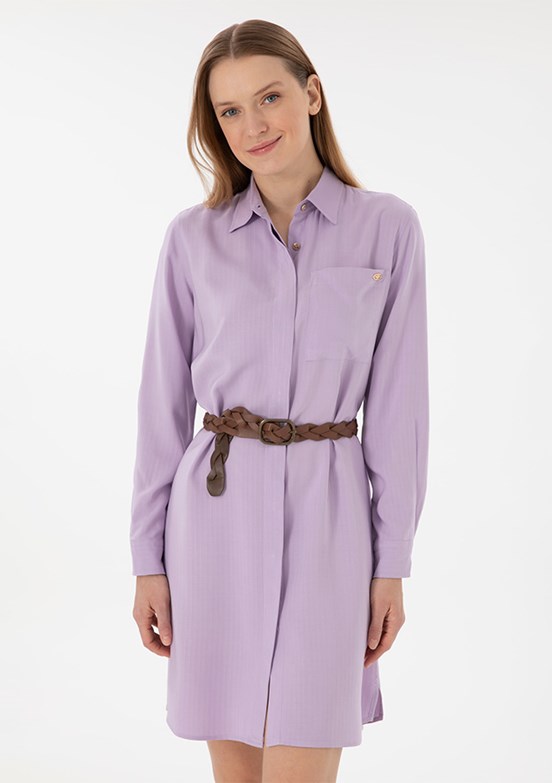 US POLO ASSN Mor Kadın Culotte Elbise
