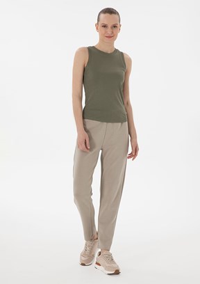US POLO ASSN Yeşil Kadın Slim Pantolon