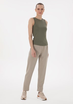 US POLO ASSN Yeşil Kadın Slim Pantolon