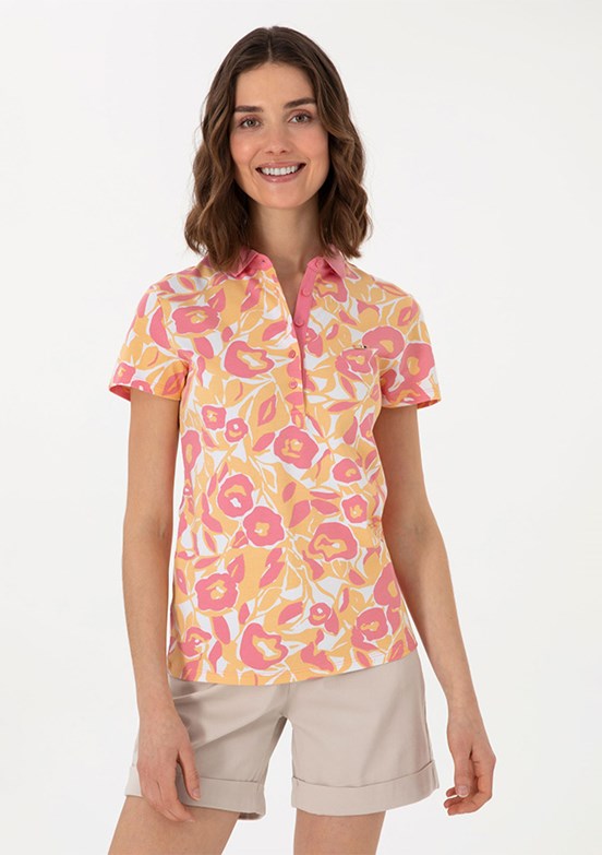 US POLO ASSN Pembe Kadın Slim T-shirt