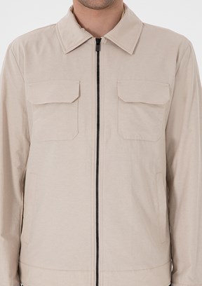 US POLO ASSN Bej Erkek Basic Mont