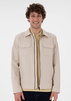 US POLO ASSN Bej Erkek Basic Mont