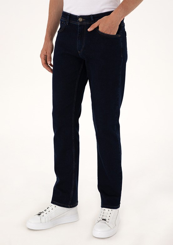 US POLO ASSN Mavi Erkek Straight Jean Pantolon