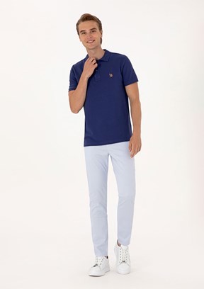 US POLO ASSN Mavi Erkek Chino Pantolon