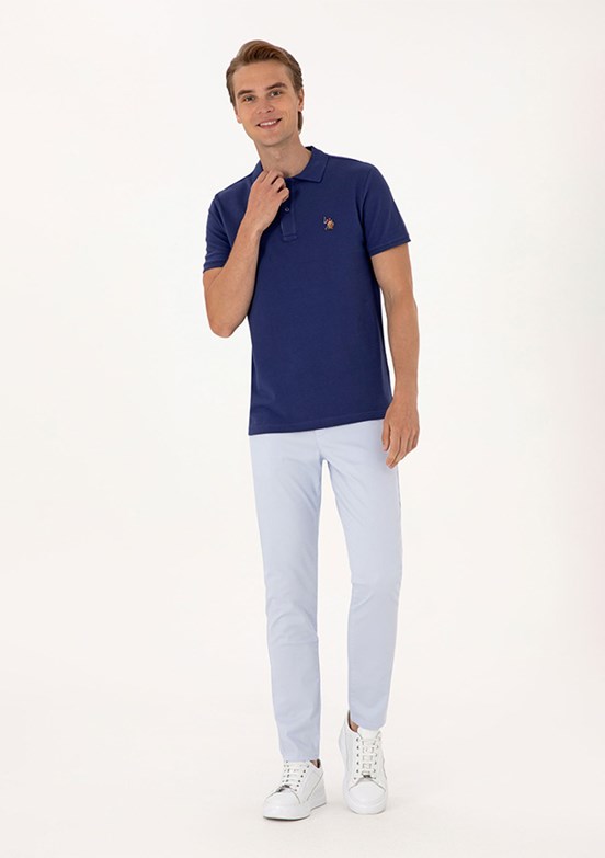 US POLO ASSN Mavi Erkek Chino Pantolon