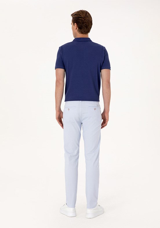 US POLO ASSN Mavi Erkek Chino Pantolon