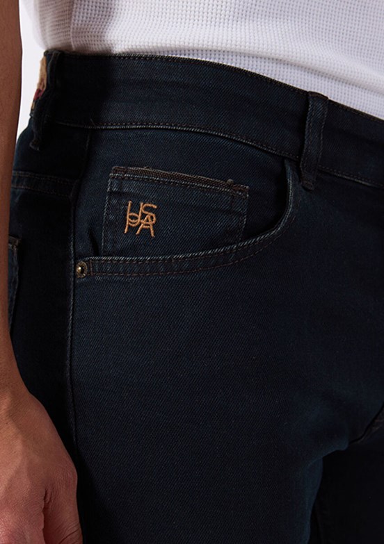 US POLO ASSN Kahverengi Erkek Slim Jean Pantolon
