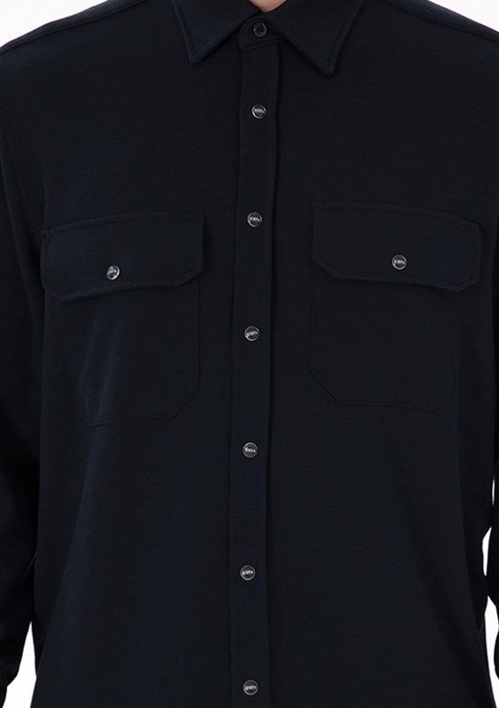 US POLO ASSN Lacivert Erkek Comfort Gömlek