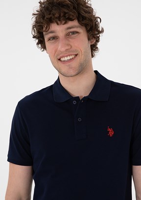 US POLO ASSN Lacivert Erkek Basic T-Shirt