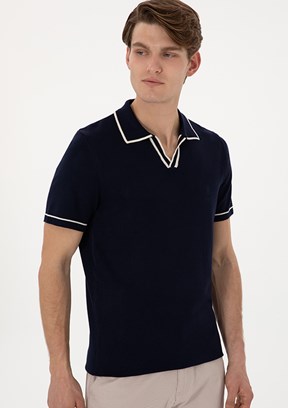 US POLO ASSN Lacivert Erkek Slim Kazak