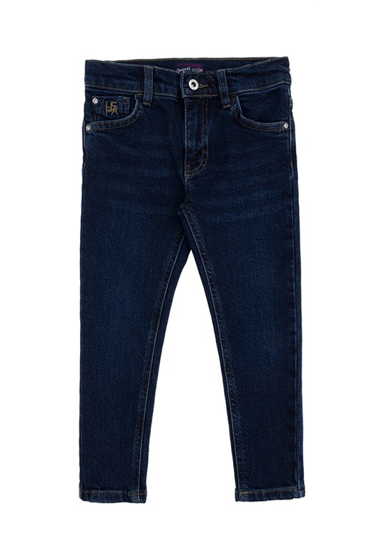 US POLO ASSN Mavi Erkek Çocuk Skinny Jean Pantolon