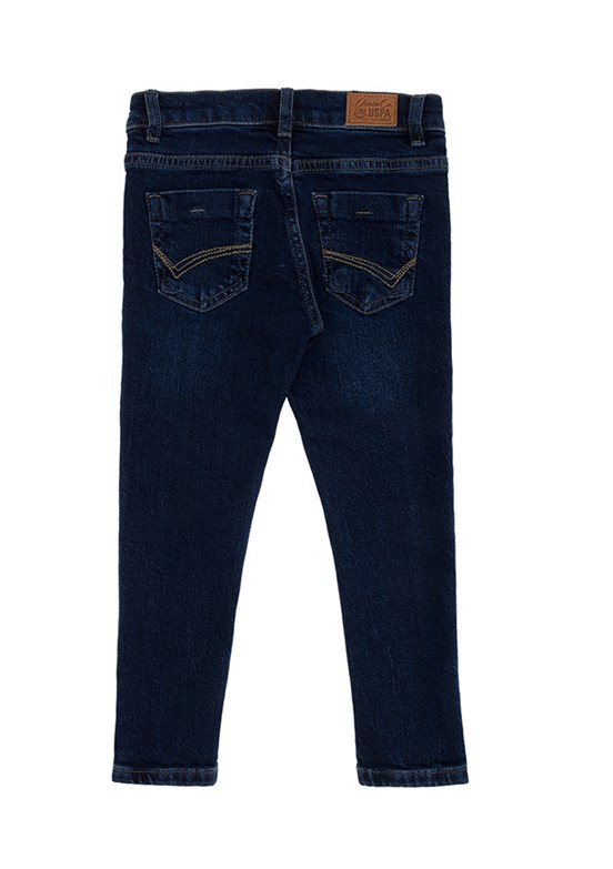 US POLO ASSN Mavi Erkek Çocuk Skinny Jean Pantolon