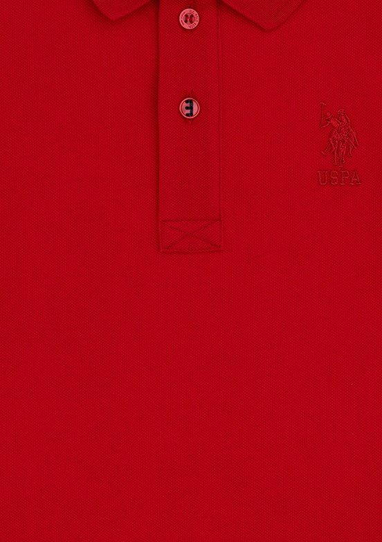 US POLO ASSN Erkek Çocuk Kırmızı Basic T-Shirt