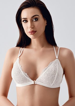 NEW BRA - 3383260000 Kadın Ekru Desteksiz Bralet