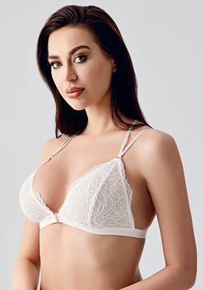 NEW BRA - 3383260000 Kadın Ekru Desteksiz Bralet