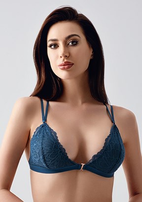 NEW BRA - 3383260000 Kadın Lacivert Desteksiz Bralet