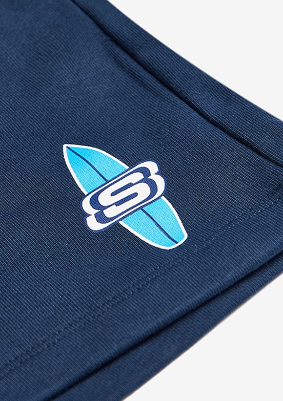 SKECHERS Çok Renkli Erkek Çocuk Baskılı Şort