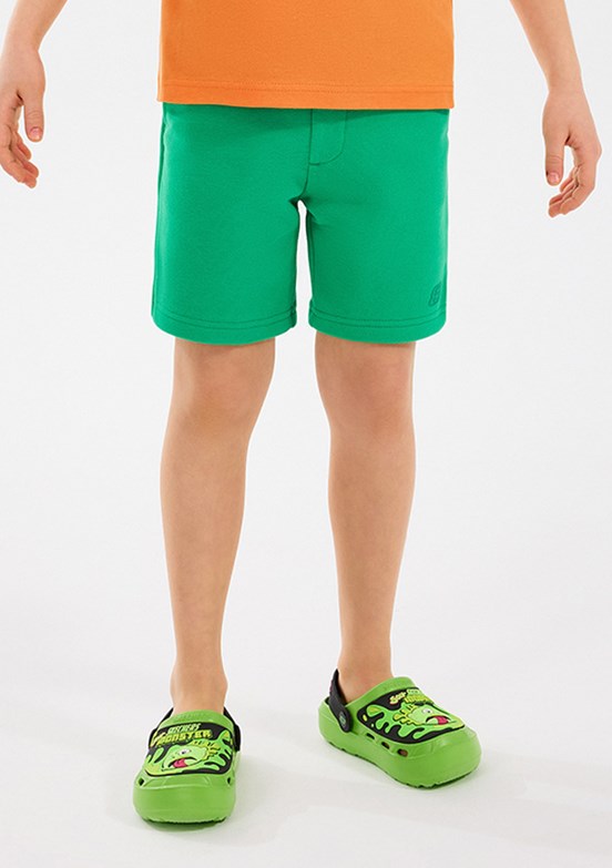 SKECHERS Yeşil Erkek Çocuk Baskılı Şort