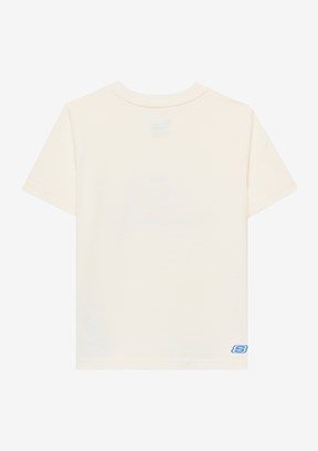 SKECHERS Beyaz Erkek Çocuk Baskılı T-Shirt