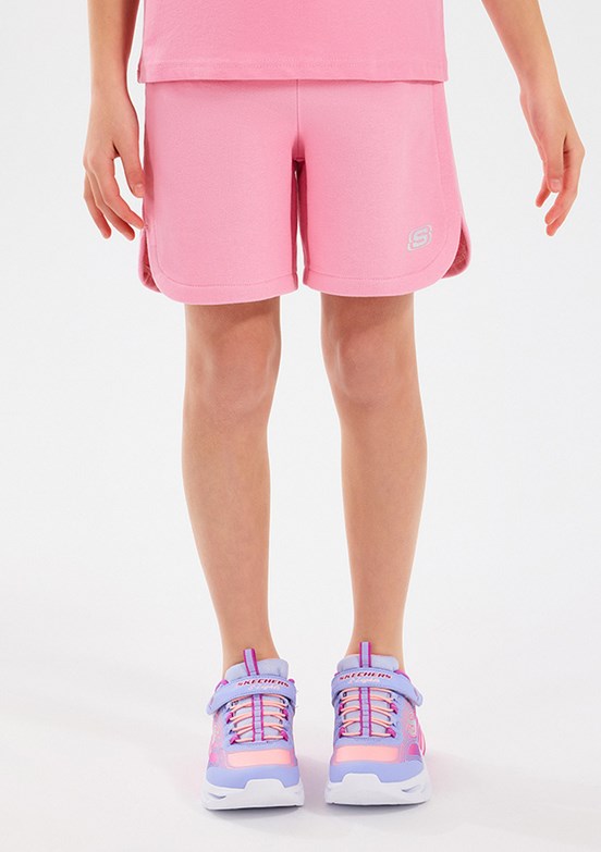 SKECHERS Pembe Kız Çocuk Baskılı Şort