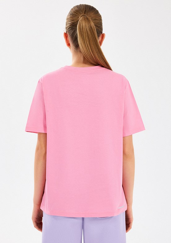 SKECHERS Pembe Unisex Baskılı T-Shirt