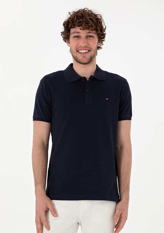 US POLO ASSN Lacivert Erkek Basic T-Shirt