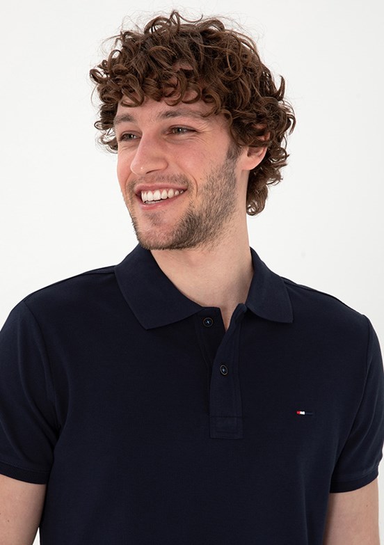 US POLO ASSN Lacivert Erkek Basic T-Shirt