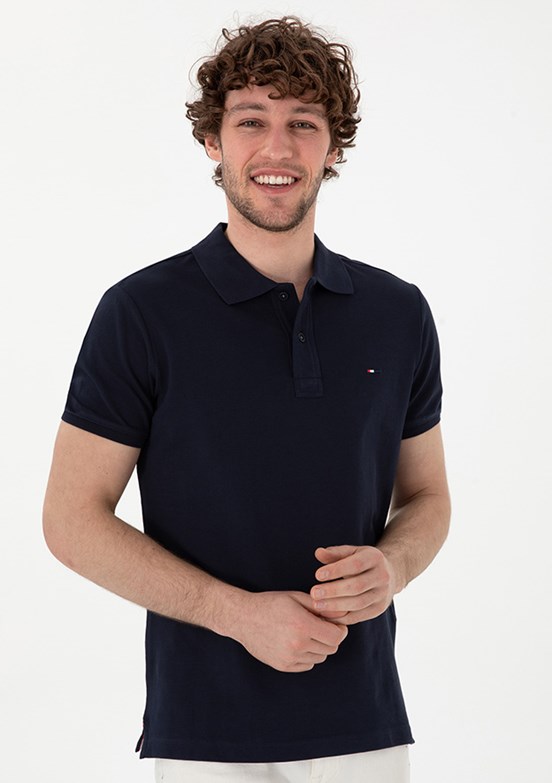 US POLO ASSN Lacivert Erkek Basic T-Shirt