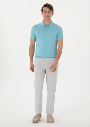 US POLO ASSN Gri Erkek Chino Pantolon
