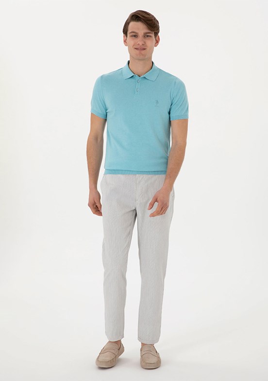 US POLO ASSN Gri Erkek Chino Pantolon