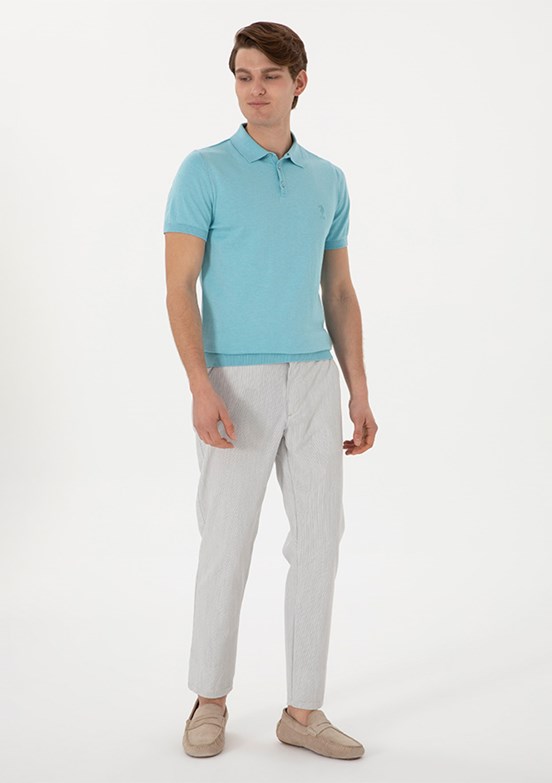 US POLO ASSN Gri Erkek Chino Pantolon