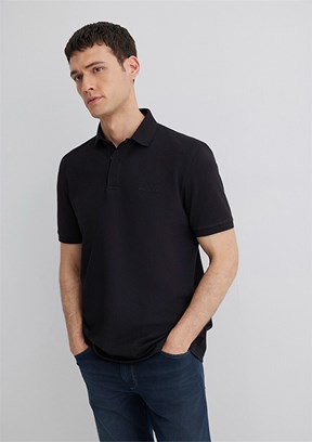 MAVİ Siyah Erkek Polo Yaka T-shirt
