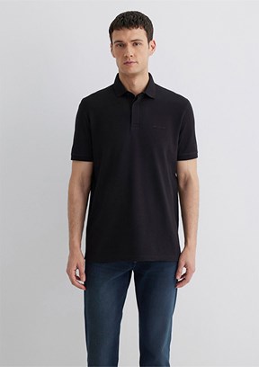 MAVİ Siyah Erkek Polo Yaka T-shirt