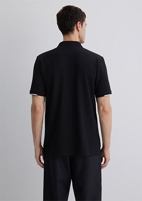 MAVİ Siyah Erkek Polo Yaka T-shirt