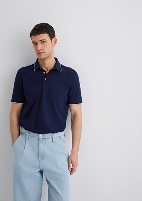 MAVİ Regular Koyu Lacivert Erkek Polo Yaka T-shirt