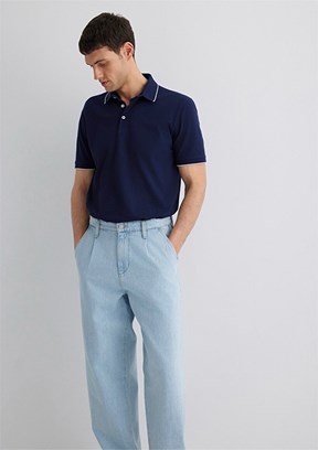 MAVİ Regular Koyu Lacivert Erkek Polo Yaka T-shirt