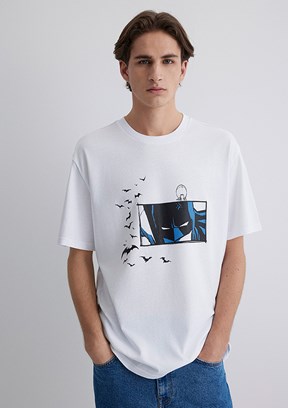 MAVİ Beyaz Erkek Baskılı T-Shirt