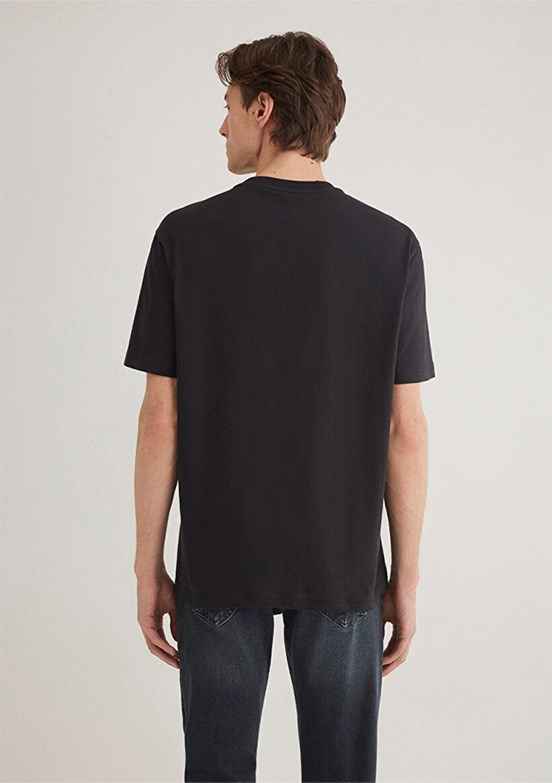 MAVİ Pro Baskılı Siyah Kadın T-shirt