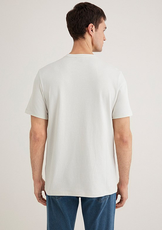 MAVİ Baskılı Gri Erkek T-shirt