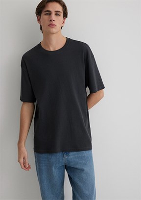 MAVİ Siyah Erkek Kısa Kol T-Shirt